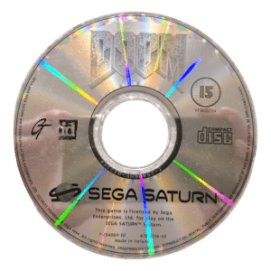 DOOM (Sega Saturn) (Disc can be found inside Console - Staff Reference)