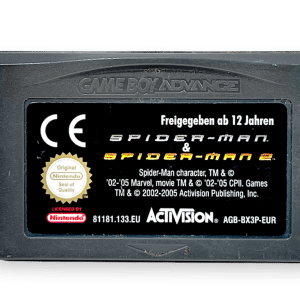 Spider-Man AND Spider-Man 2 (GBA) 2 GAMES IN 1