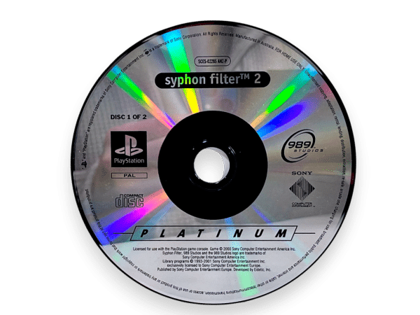 Syphon Filter 2 Platinum (PS1) Disc 1 Only in Tony Hawk’s Pro Skater 4 Case - Image 2