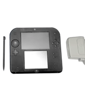 Black Nintendo 2DS Console + Stylus + Charger + Mem Card