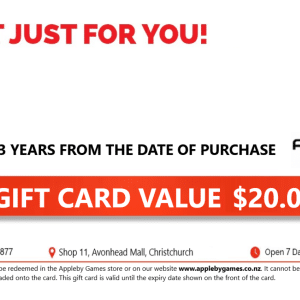 APPLEBY GAMES GIFT CARD $20