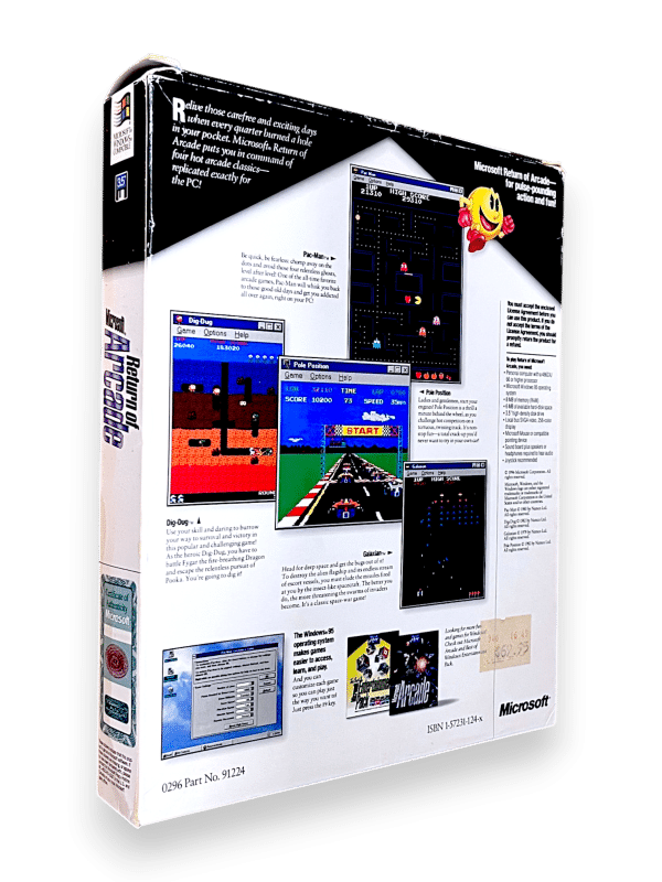 Microsoft Return of Arcade (PAC-MAN Art) PC Big Box Edition - Image 9