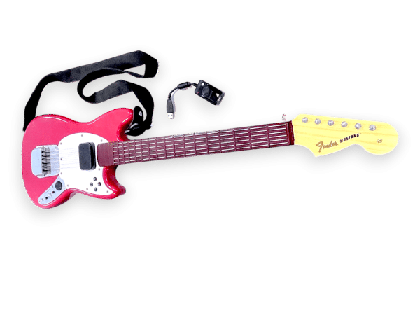 Rock Band 3 Wireless Fender Mustang PRO-Guitar Controller + Dongle + Game (PS3) - Image 8