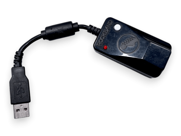 Rock Band 3 Wireless Fender Mustang PRO-Guitar Controller + Dongle + Game (PS3) - Image 9