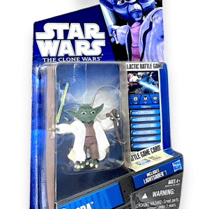 Genuine 2010 Star Wars Clone Wars YODA CW05 Hasbro Action Figure (SEALED)