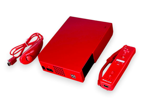 Nintendo Wii Console Bundle (MARIO RED) + Motion Plus - Image 3