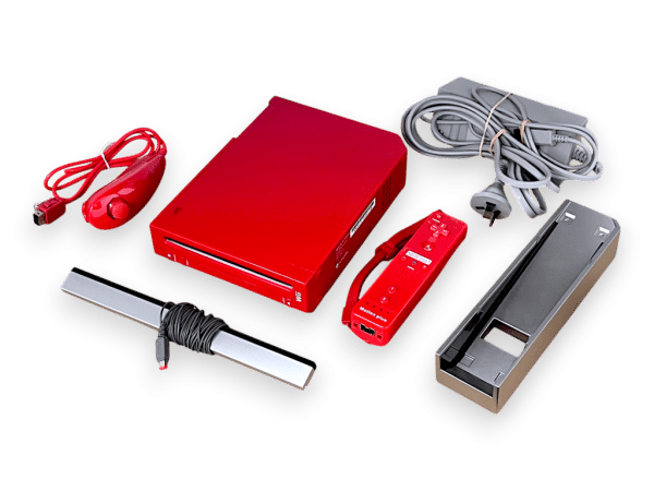 Nintendo Wii Console Bundle (MARIO RED) + Motion Plus - Image 2