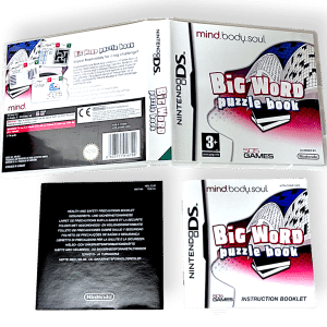 BIG WORLD PUZZLE BOOK (Nintendo DS) CASE + BOOKLET, NO CART (Copy)
