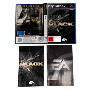 Black (PS2 ORIGINAL PRINT) EXCELLENT & COMPLETE