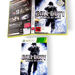Call of Duty: World at War Empty Case & Manual (Xbox 360) - No Disc