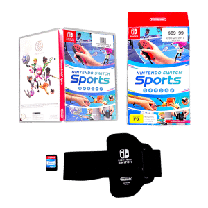 Nintendo Switch Sports (Switch) *COMPLETE BOXED w/ LEG STRAP*