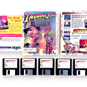 Indiana Jones and the Fate of Atlantis (Macintosh, 1993) BIG BOX - EXCELLENT