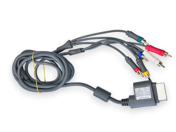 GENUINE MICROSOFT Xbox 360 E COMPOSITE 6-PRONG AVI Cable Lead - Image 2