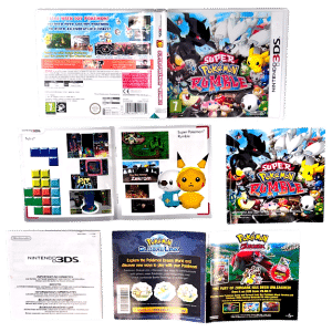 Super Pokemon Rumble (3DS) *CASE + CONTENTS, NO CART*