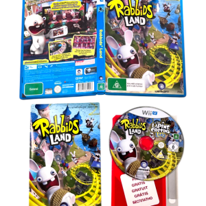 Rabbids Land - Wii U *EXCELLENT & COMPLETE*