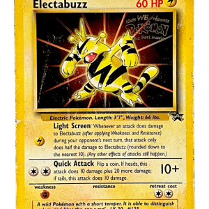 POKEMON TCG - Electabuzz 2 Black Star Promo - Pokemon The First Movie DAMAGED