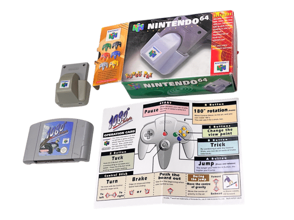 1080 Snowboarding + Genuine Nintendo 64 Rumble Pak BOXED N64 - Image 3