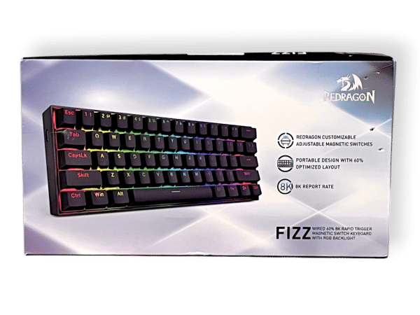 Redragon Fizz K617 Magnetic Switch RGB Gaming Keyboard - Boxed - Image 2