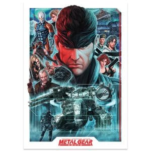 Metal Gear Solid Montage Art Print