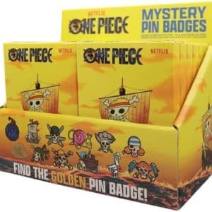 One Piece Mystery Pin Badge CDU Containing 12 Blind Boxes
