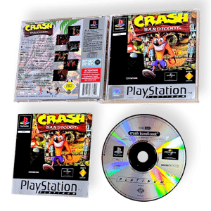 Crash Bandicoot – PS1 Platinum *TIDY & COMPLETE*