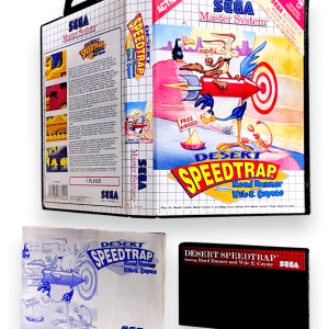 Desert Speedtrap Starring Road Runner and Wile E. Coyote - Sega Master System