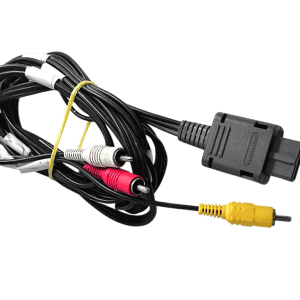 Genuine Nintendo 64 N64 AVI Cable Lead GameCube / SNES / N64