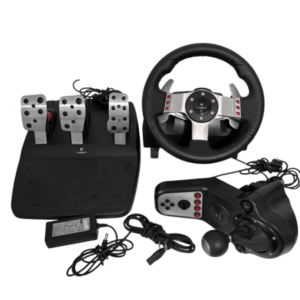 Logitech G25 Racing Wheel, Pedals & Gear Shifter - PS2/PS3/PC - Image 2