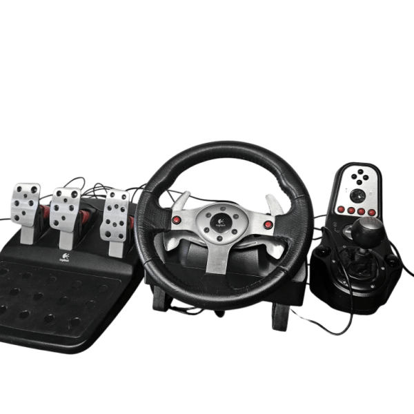 Logitech G25 Racing Wheel, Pedals & Gear Shifter - PS2/PS3/PC - Image 3