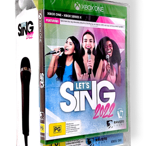 Let's Sing 2022 BOXED 2 MICROPHONES + GAME (Xbox One / Xbox Series X) NEW
