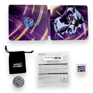Pokemon Ultra Moon STEELBOOK + COLLECTIBLES (3DS) Bundle