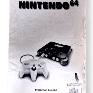 Nintendo 64 Console Instruction Booklet - NUS-S-HB-AUS-2 (N64)