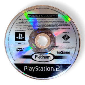 Ratchet & Clank 3 (PS2) - Platinum - Disc Scratched