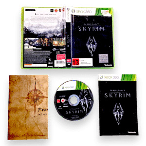 The Elder Scrolls V: Skyrim Xbox 360 *COMPLETE w/ MAP + MANUAL*