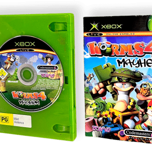 Worms 4: Mayhem Xbox (Xbox) DISC + MANUAL No Cover