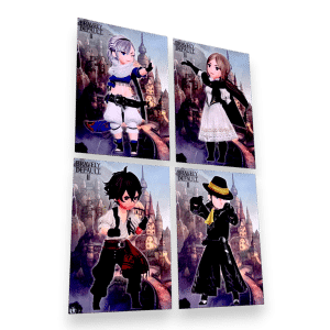Bravely Default II Character Art Card Set