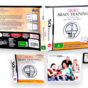 More Brain Training from Dr Kawashima - Nintendo DS MINT COMPLETE