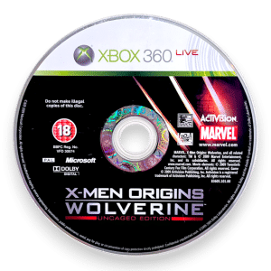 X-Men Origins: Wolverine Uncaged Edition (Xbox 360) DISC ONLY