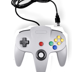 USB N64-Style Controller (PC / Retro Emulation) GREY - NEW