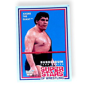 Andre the Giant 1989 WWF Superstars of Wrestling Card
