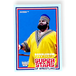 AKEEM WWF Superstars of Wrestling Card