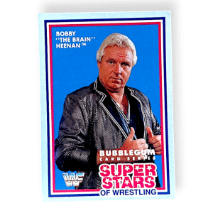 Bobby The Brain Heenan WWF Superstars of Wrestling Card