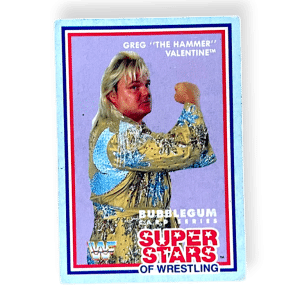 Greg the Hammer Valentine WWF Superstars of Wrestling Card