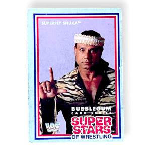 SUPERFLY JIMMY SNUKA WWF Superstars of Wrestling Card