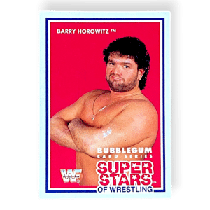 Barry Horowitz 1989 WWF Superstars of Wrestling Card