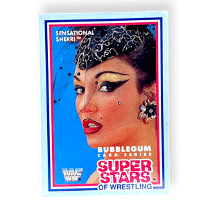 SENSATIONAL SHERRI WWF Superstars of Wrestling Card