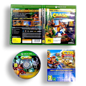 Crash Bandicoot N. Sane Trilogy (Xbox One) WITH PAPER INSERT
