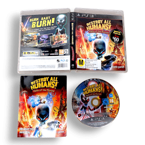 Destroy All Humans! Path of the Furon (PS3) EXCELLENT & COMPLETE