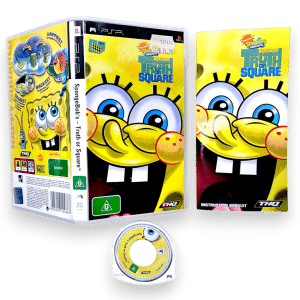 SpongeBob SquarePants: Truth or Square PSP *EXCELLENT & COMPLETE*