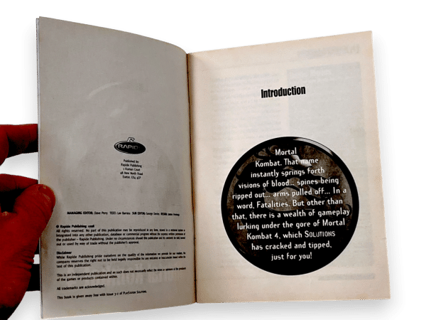 Mortal Kombat 4 Game Guide Book - Image 2